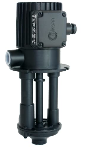 Kühlmittelpumpe Eintauchpumpe BP17 60Lt/m Aluminium Schmiermittelpumpe Kühlwasserpumpe für Werkzeugmaschinen (Tauchtiefe 170mm) von Miksan