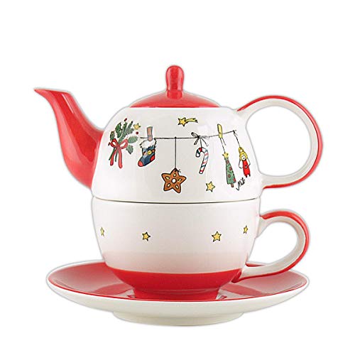 Mila Keramik Tee-Set: Tea for One, Es Weihnachtet sehr | MI-99163 | 4045303991637 von Mila GmbH