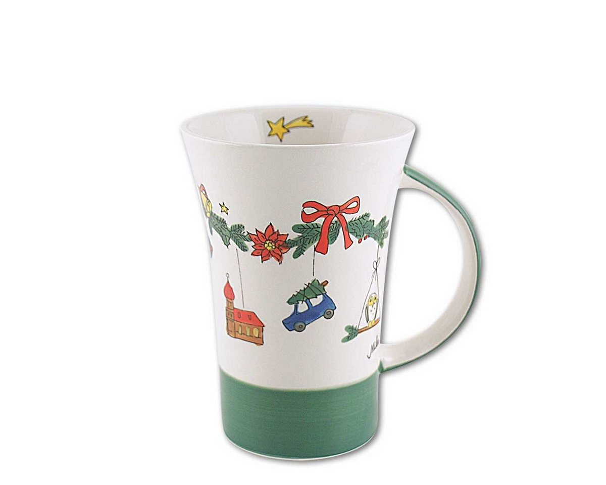 Mila Becher Mila Keramik-Becher, Coffee Pot, Weihnachtszauber, Keramik von Mila