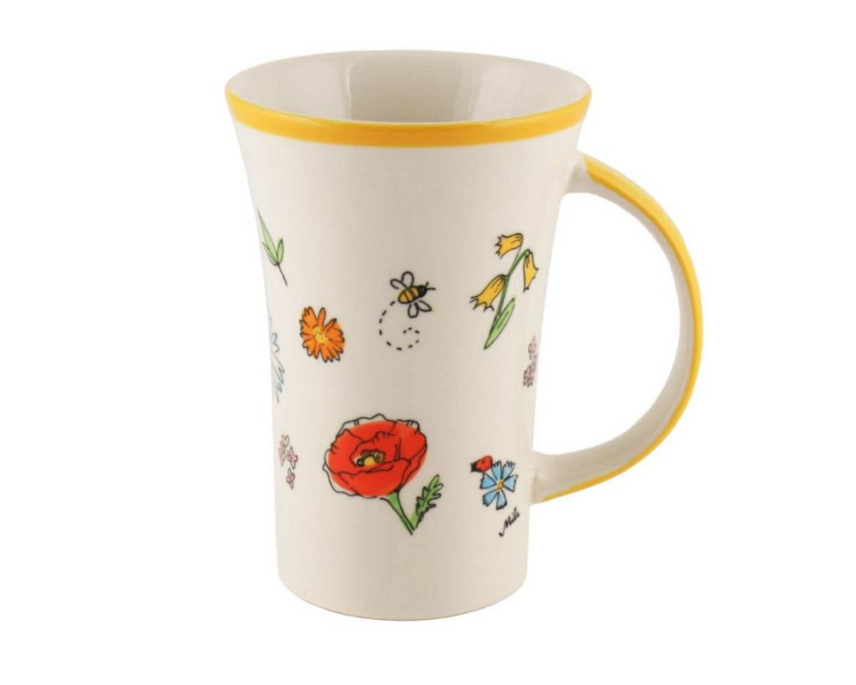 Mila Becher Mila Keramik-Becher Coffee-Pot Lovely Flowers, Keramik von Mila