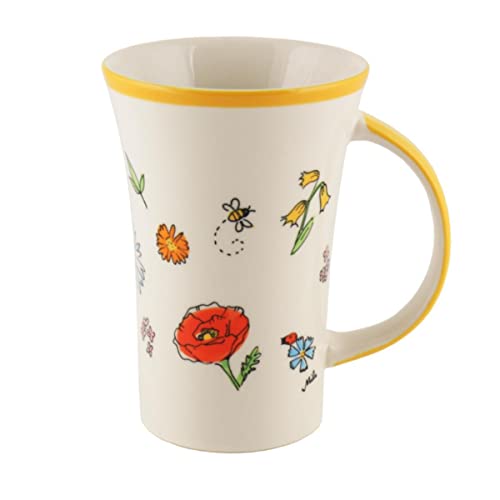 Mila Keramik-Becher Coffee-Pot Lovely Flowers | MI-82249 von Mila