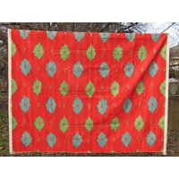 Bunte Tischdecke Aus Baumwolle; Rote Designers Guild Fabric Latika Bunte Tischdecke Aus Baumwolle; Rote Designers Guild Fabric Latika von MilaStyle