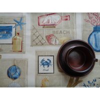 strand Motiv Tischdecke 33"x 54" Rechteck Baumwolle strand Motiv Tischdecke 33"x 54" Rechteck Baumwolle von MilaStyle