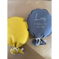 Ballon Kissen Wanddeko Senfgelb von MilaandMalla