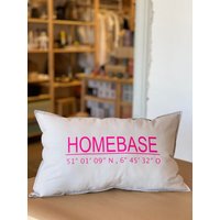 Kissen Personalisierbar Homebase von MilaandMalla