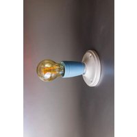 Keramik Wandleuchte, Plug in Blaue Badezimmer Wandleuchte von MilaboDesign