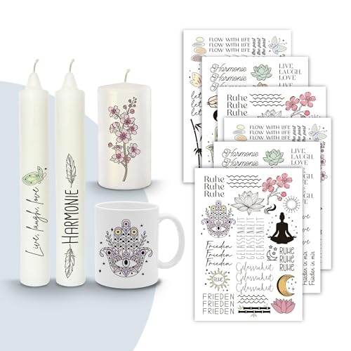 MilaBoo® Kerzentattoos (Relax-A5) von Milaboo