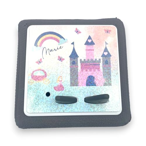 MilaBoo® laminierte Schutzfolie für Toniebox personalisiert I passgenau und selbstklebend auf hochwertiges Vinyl I optional mit Schutz für die Ladestation (Prinzessin) von Milaboo