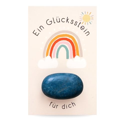 Milaboo® 12er Set Glückssteine für Kinder I Kindergeburtstag Mitgebsel I Give Away für Taufe, Kommunion, Hochzeit oder Wichtelgeschenk I Glücksbringer Kinder fertig verpackt (Glückssteine) von Milaboo