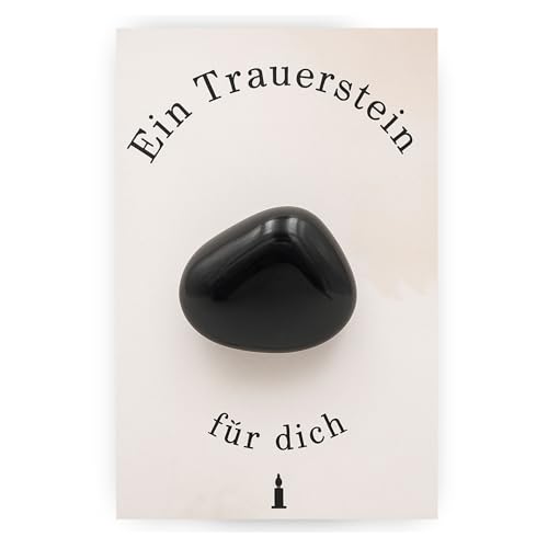 Milaboo® Trauerstein als Trostspender I Beileidsbekundung und Trauergeschenk (Trauerstein) von Milaboo