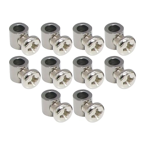 Milageto 10 stück 3,3mm Loch Draht Seil Clips Einzigen Loch Draht Lock Seil Armaturen Milageto 10 stück 3,3mm Loch Draht Seil Clips Einzigen Loch Draht Lock Seil Armaturen von Milageto