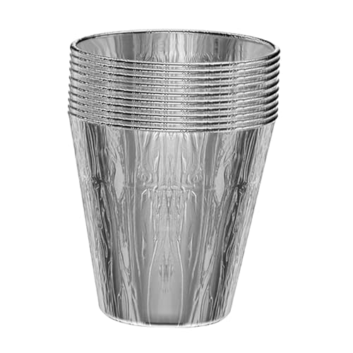 Milageto 10x Tropf Fett Eimer Liner Ersatz Grill Zubehör Wärme Beständig Praktische Tropf Tablett Liner Fett Tassen von Milageto