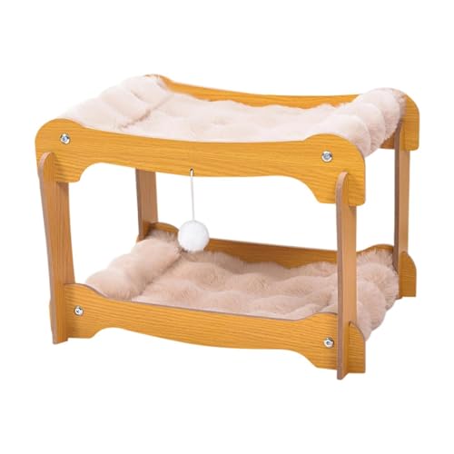 Milageto 2-lagiges Katzenbett, Hundebett, Spielbett, einzigartiges Zubehör, multifunktional, für den Winter, leicht, Heimdekoration, warm für die Milageto 2-lagiges Katzenbett, Hundebett, Spielbett, einzigartiges Zubehör, multifunktional, für den Winter, leicht, Heimdekoration, warm für die von Milageto