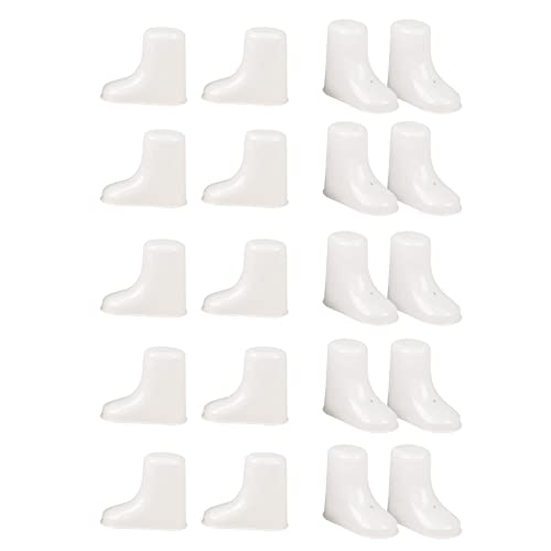 Milageto 20 x Schuhe, Socken, Schuhspanner, Babyschuhe, unterstützt Kleinkind-Booties, Babyfüße, Vitrine, Füße, Schaufensterpuppe für Booties von Milageto