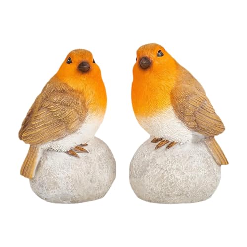 Milageto 2X Harz Vogel Figur Outdoor Ornamente Lebensechte Tisch Dekoration Garten Vögel Decor Tier Skulptur für Bücherregal Hause Anlage Milageto 2X Harz Vogel Figur Outdoor Ornamente Lebensechte Tisch Dekoration Garten Vögel Decor Tier Skulptur für Bücherregal Hause Anlage von Milageto