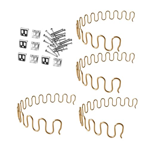 Milageto 4X Sofa Stuhl Polsterfeder Ersatz für Möbelstuhl -Couch Reparatur, Liegeteile mit Clips und Schrauben für Zuhause, 55cm Milageto 4X Sofa Stuhl Polsterfeder Ersatz für Möbelstuhl -Couch Reparatur, Liegeteile mit Clips und Schrauben für Zuhause, 55cm von Milageto