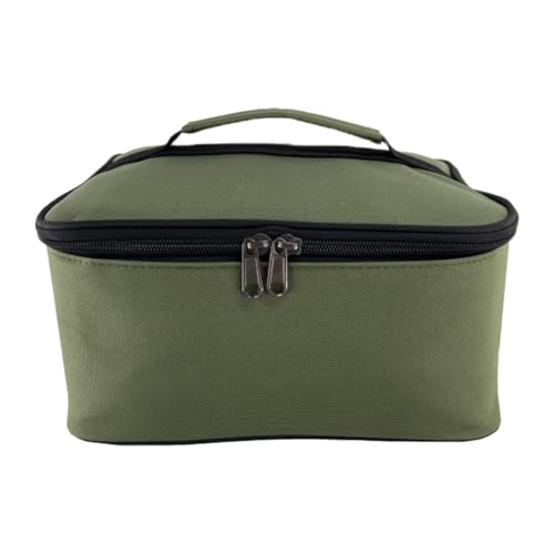 Milageto Aufbewahrungstasche für Gastanks, Camping-Utensilientasche, multifunktionaler tragbarer Geschirr-Aufbewahrungs-Organizer zum Kochen beim Camping, GrÜn Milageto Aufbewahrungstasche für Gastanks, Camping-Utensilientasche, multifunktionaler tragbarer Geschirr-Aufbewahrungs-Organizer zum Kochen beim Camping, GrÜn von Milageto