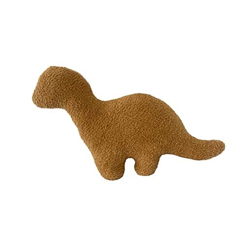 Milageto Dekoration Dinosaurier Kissen Dinosaurier Wurfkissen Dekofiguren Dino Chicken Nugget Kissen für Mottoparty Restaurant Heimdekoration, Brontosaurus von Milageto