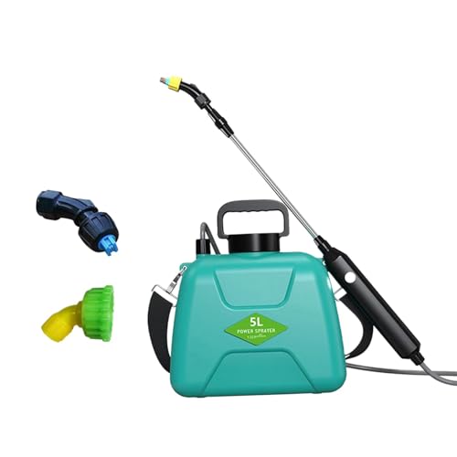 Milageto Elektrisches Sprühgerät, Gartensprühgerät, tragbar, wiederaufladbar über USB, 5 l, mit 3 Nebeldüsen für Rasen, Haushalt, Gartenarbeit Milageto Elektrisches Sprühgerät, Gartensprühgerät, tragbar, wiederaufladbar über USB, 5 l, mit 3 Nebeldüsen für Rasen, Haushalt, Gartenarbeit von Milageto