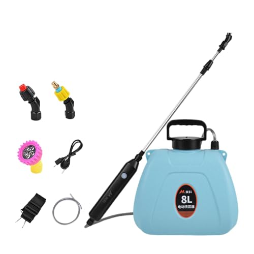 Milageto Gartensprüher, einziehbarer Stab, 8 l, leistungsstark, spart, Leichter, wiederaufladbarer Griff, elektrischer Sprüher für Rasen und Hof, Ca. 120 Min. Verwenden Milageto Gartensprüher, einziehbarer Stab, 8 l, leistungsstark, spart, Leichter, wiederaufladbarer Griff, elektrischer Sprüher für Rasen und Hof, Ca. 120 Min. Verwenden von Milageto