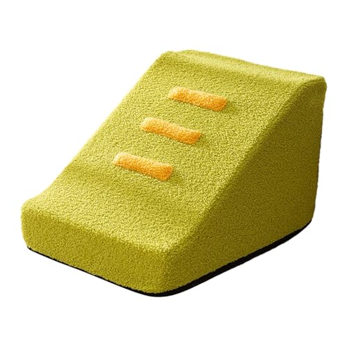 Milageto Hundetreppenrampe, Hundekletterleiter für Bett, Couch, Sofa, Stuhl, Abnehmbarer Bezug, tragbar, hochdichter Schwamm, leicht, Grün Milageto Hundetreppenrampe, Hundekletterleiter für Bett, Couch, Sofa, Stuhl, Abnehmbarer Bezug, tragbar, hochdichter Schwamm, leicht, Grün von Milageto