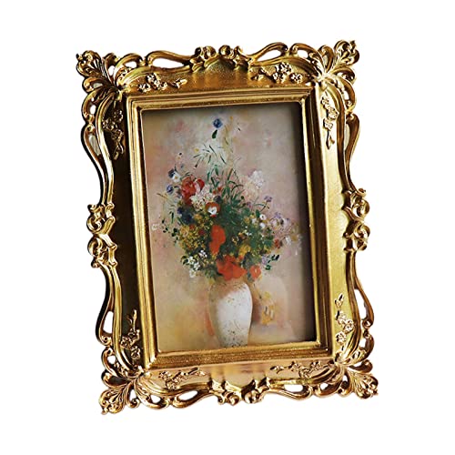 Milageto Klassischer Bilderrahmen aus Harz für 10 cm x 15 cm Fotos, stilvolle Wanddekoration Milageto Klassischer Bilderrahmen aus Harz für 10 cm x 15 cm Fotos, stilvolle Wanddekoration von Milageto
