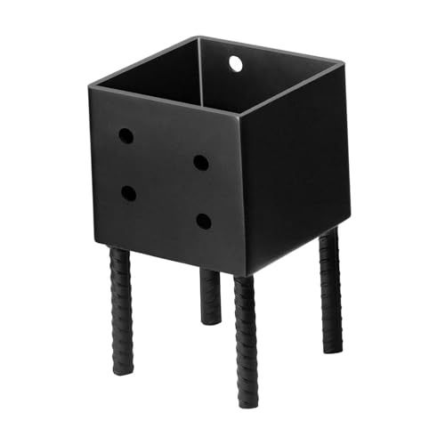 Milageto Pfostenbasis, Zaunpfostenhalter, Nassbeton, Metall, Geländerstütze, Ankerhalterung für Holzpavillon, Pergola, Betondeck Milageto Pfostenbasis, Zaunpfostenhalter, Nassbeton, Metall, Geländerstütze, Ankerhalterung für Holzpavillon, Pergola, Betondeck von Milageto