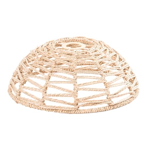 Milageto Rattan Lampenschirm Pendelleuchte Abdeckung Dekor Boho Lampenschirme Ersatz Stehlampen Vorrichtung Tischlampe Hotel Café Flur von Milageto