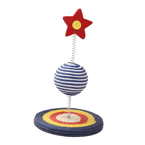 Milageto Sisal-Kratzball für Hauskatzen, einzigartige Form, niedlich, verschleißfest, Heimtierbedarf, Möbelschutz, Kratzspielzeug Milageto Sisal-Kratzball für Hauskatzen, einzigartige Form, niedlich, verschleißfest, Heimtierbedarf, Möbelschutz, Kratzspielzeug von Milageto