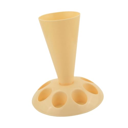 Milageto Spritzbeutel Profi mit 8 Schlitzen, Spritzbeutelständer Halter, Spritzdüse Zuckergussbeutel wiederverwendbar zum Füllen, Tortenzubehör mit Ablage für Cupcakes, Torten, Biskuit Dekor, Gelb Milageto Spritzbeutel Profi mit 8 Schlitzen, Spritzbeutelständer Halter, Spritzdüse Zuckergussbeutel wiederverwendbar zum Füllen, Tortenzubehör mit Ablage für Cupcakes, Torten, Biskuit Dekor, Gelb von Milageto