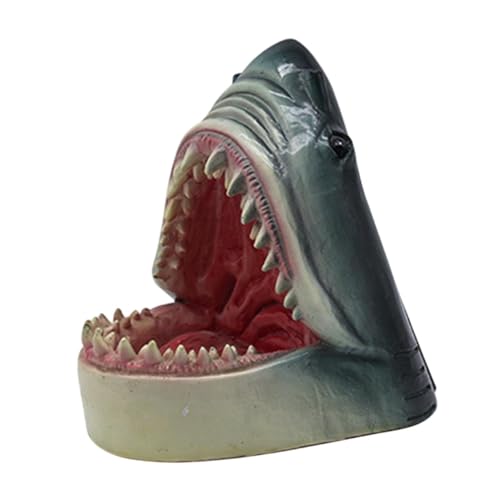 Milageto Teich schwimmende Haifischkopfköder Dekoration Realistische Gartendekor Simulation Hai Kopf Statue Tierskulptur für den Innenhof, 22.5cmx20cmx22.5cm Milageto Teich schwimmende Haifischkopfköder Dekoration Realistische Gartendekor Simulation Hai Kopf Statue Tierskulptur für den Innenhof, 22.5cmx20cmx22.5cm von Milageto