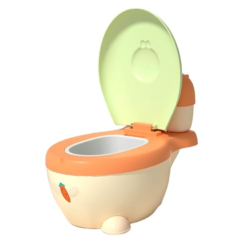 Milageto Trainings-Toilettentöpfchen, Töpfchensitz, leicht zu reinigen, echter Töpfchen-Toilettensitz für Kinder, Mädchen und Jungen im Alter von 0–7 Jahren von Milageto