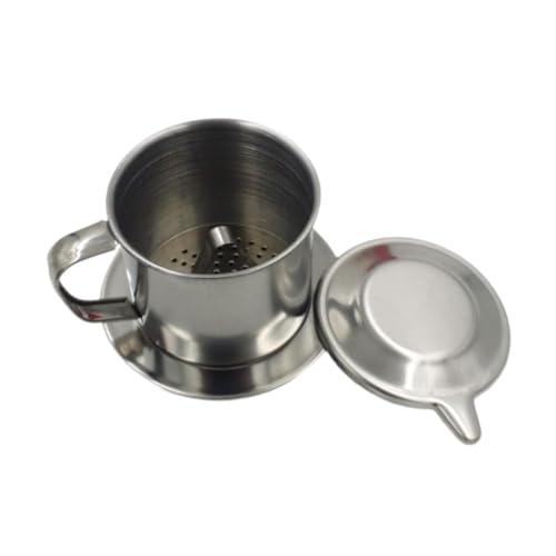 Milageto für vietnamesische Kaffeemaschine, Kaffeefilter, Tropfer, Edelstahl für unterwegs in der Küche, 9Q von Milageto