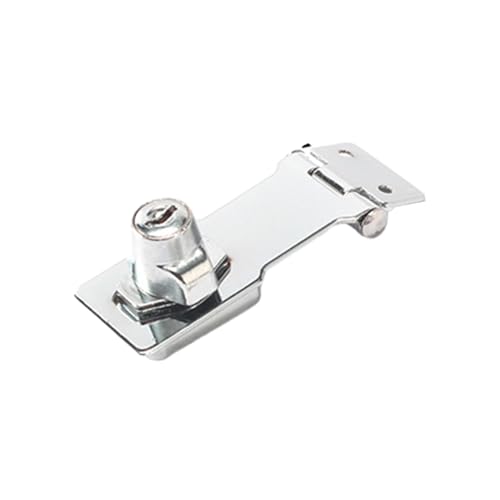 Schubladentürschloss, Schrankschloss, lochfrei, verdickt, wasserdicht, tragbar, Torriegel, für Doppeltür-Scheunenkühlschrank, 93mmx32mmx78mmx16mm Schubladentürschloss, Schrankschloss, lochfrei, verdickt, wasserdicht, tragbar, Torriegel, für Doppeltür-Scheunenkühlschrank, 93mmx32mmx78mmx16mm von Milageto