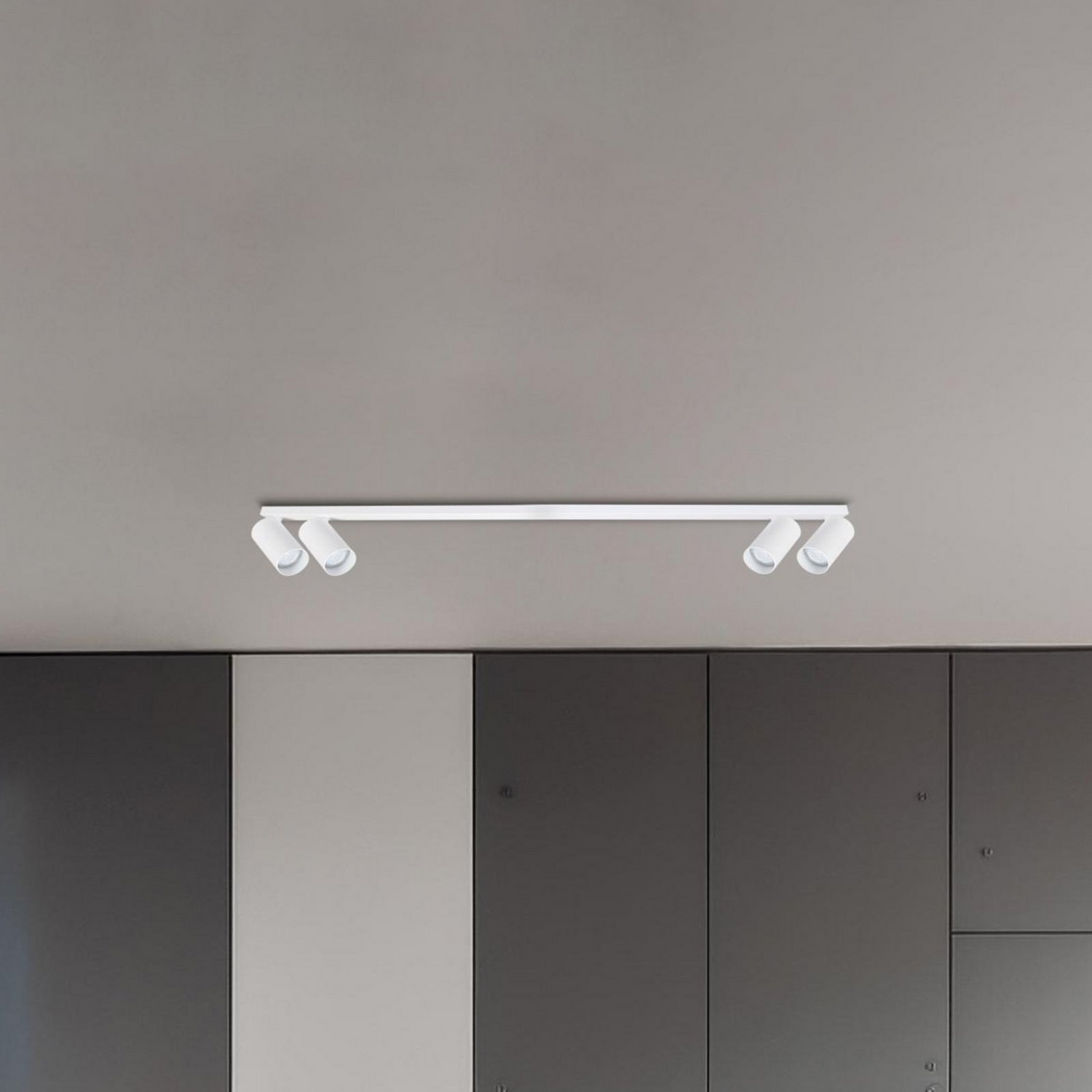 B-Ware Milagro Hero Deckenspot Deckenstrahler Spotlampe Weiß 4 Flg 120 Cm Metall Gu10 B-Ware Milagro Hero Deckenspot Deckenstrahler Spotlampe Weiß 4 Flg 120 Cm Metall Gu10 von Milagro Lighting