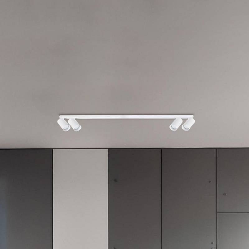 B-Ware Milagro Hero Deckenspot Deckenstrahler Spotlampe Weiß 4 Flg 120 Cm Metall Gu10 B-Ware Milagro Hero Deckenspot Deckenstrahler Spotlampe Weiß 4 Flg 120 Cm Metall Gu10 von Milagro Lighting