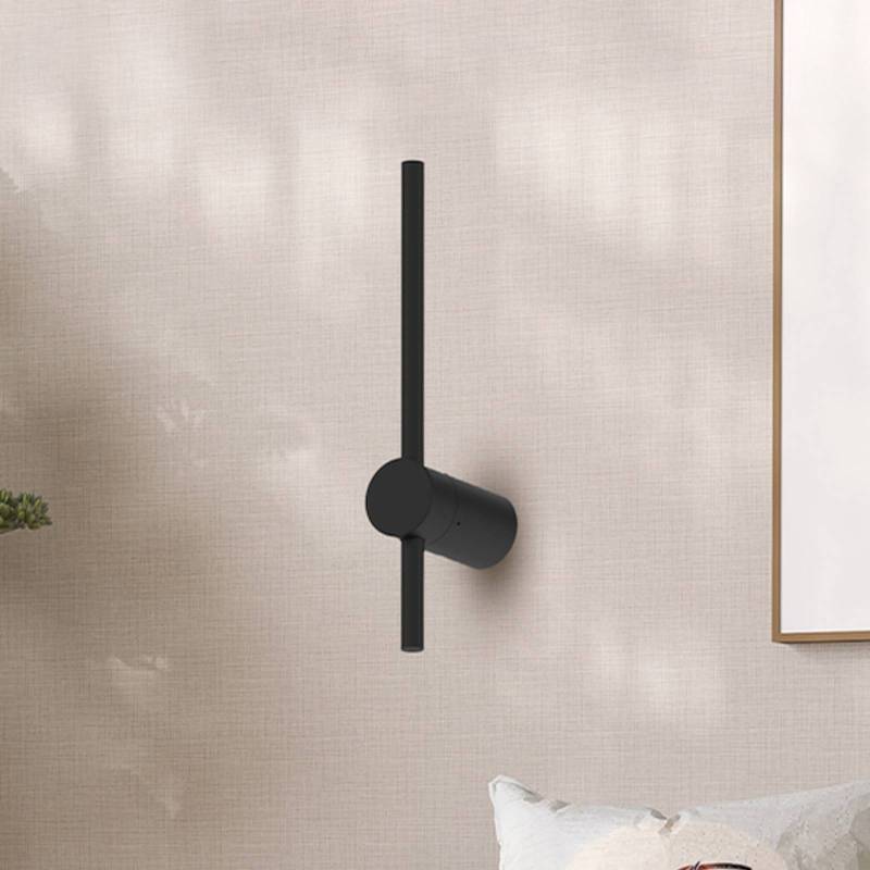 LED-Wandleuchte Swing, Höhe 30 cm, CCT, Metall, schwarz von Milagro Lighting