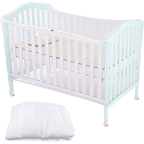 Kinderbett Moskitonetz, Krippennetz Baby Moskitonetz mit Reißverschluss für schnellen und einfachen Zugang zu Ihrem Baby, weiß, 160 x 80 x 65 cm Kinderbett Moskitonetz, Krippennetz Baby Moskitonetz mit Reißverschluss für schnellen und einfachen Zugang zu Ihrem Baby, weiß, 160 x 80 x 65 cm von Milaloko