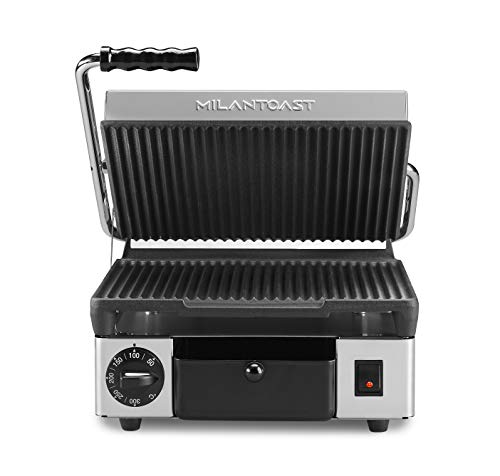 Milantoast 491056 Kontaktgrill, 310 x 380 x 170 mm, Medium, gerillt von Interhal