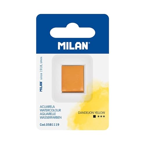 MILAN® Aquarell-Nachfüllpackung im Halb-Godet, gelb Löwenzahn von Milan