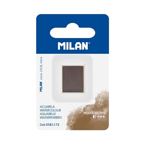 MILAN® Aquarell-Nachfüllpackung im Halb-Godet, mocca braun von Milan