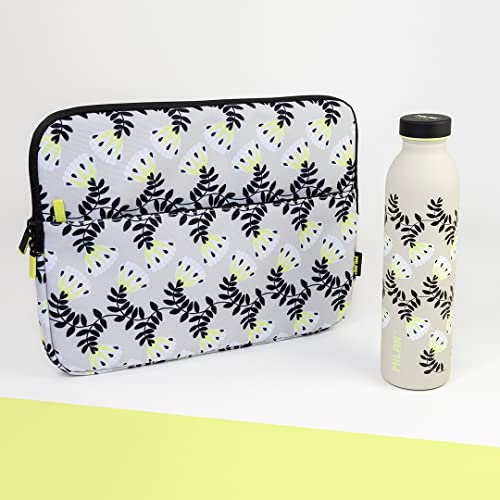 MILAN® Isolierflasche + Laptoptasche 13 Zoll Spezialserie Wallpaper von Milan