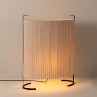 Milan Amid Tisch- / Steh- / Bodenleuchte Höhe: 106 cm, beige / schwarz matt von Milan