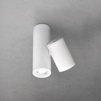 Milan Kronn Deckenleuchte 2-flg., seidenweiß Milan Kronn Deckenleuchte 2-flg., seidenweiß von Milan