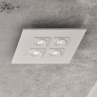 Milan Marc LED Deckenstrahler 47 x 47 cm, weiß von Milan