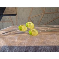 Glasstrohhalm Zitrone, Wiederverwendbar Glasstrohhalm Zitrone, Wiederverwendbar von MilasyGeschenke