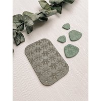 Polymer Clay Textur Mat/Texturmatte Print Snowflakes von MildStormCrafts