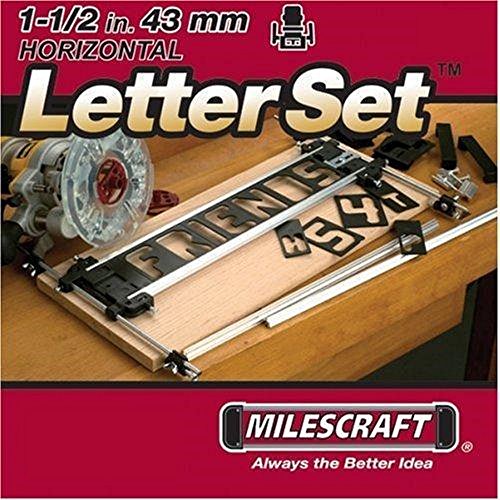 Milescraft 2202 1-1/2-Inch Horizontal Character Template Set for Milescraft Sign Making System by Milescraft von Milescraft