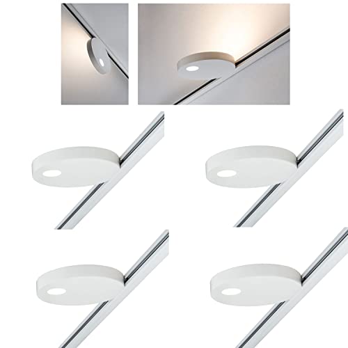 4er Set - Paulmann URail Spot Uplight Salto 16W Weiß 230V Metall 4er Set - Paulmann URail Spot Uplight Salto 16W Weiß 230V Metall von Mili Leuchten
