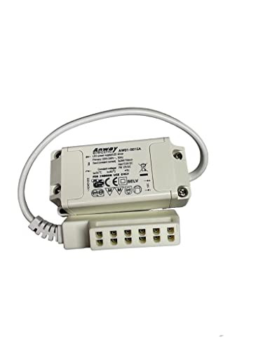 Anway Electric LED Trafo weiß Kunststoff 3x3W 700mA 12,5V IP20 AC/DC 230V 12V Anway Electric LED Trafo weiß Kunststoff 3x3W 700mA 12,5V IP20 AC/DC 230V 12V von Mili Leuchten